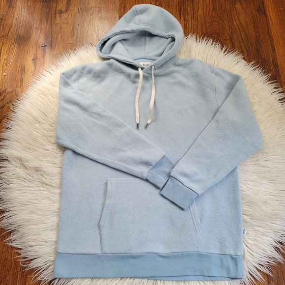 Feat women Burr blue blanket blend  soft cozy hoodie - Picture 2 of 11